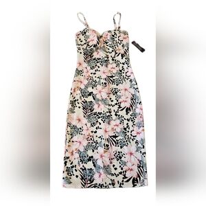 No Boundaries Jungle Print Midi Dress